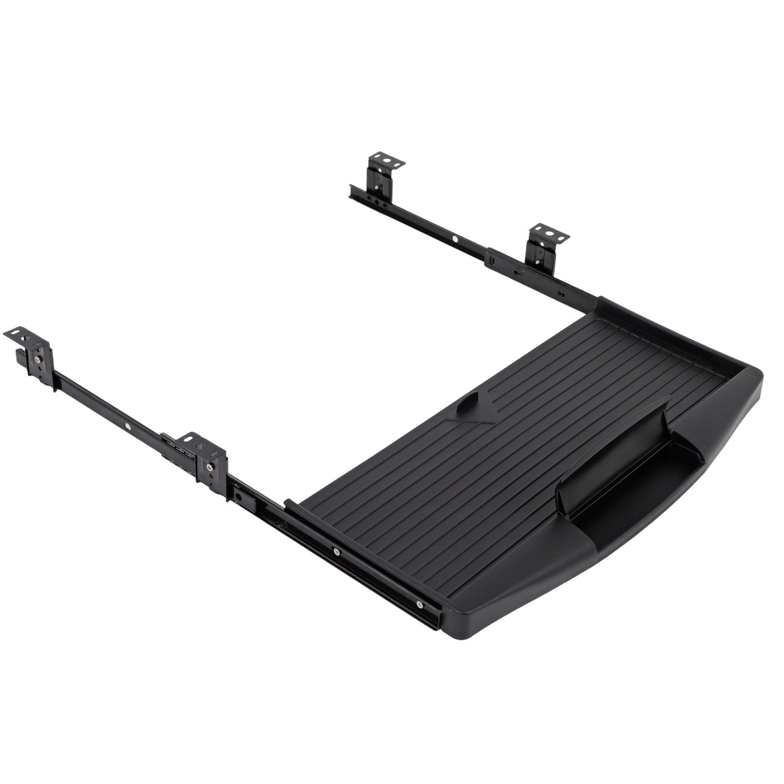 Keyboard Tray Under Desk - Under Desk Keyboard Storage Tray Aluminum