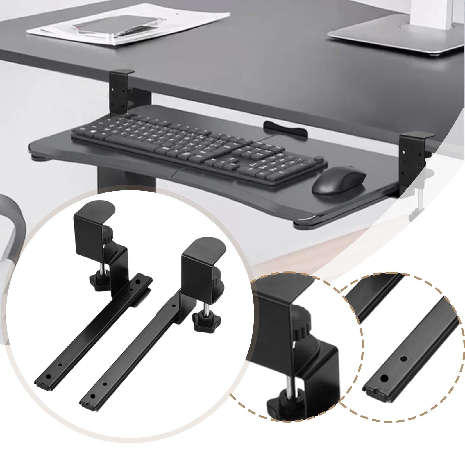 Keyboard Tray Under Desk - 2 Pieces under Desk Keyboard Tray
