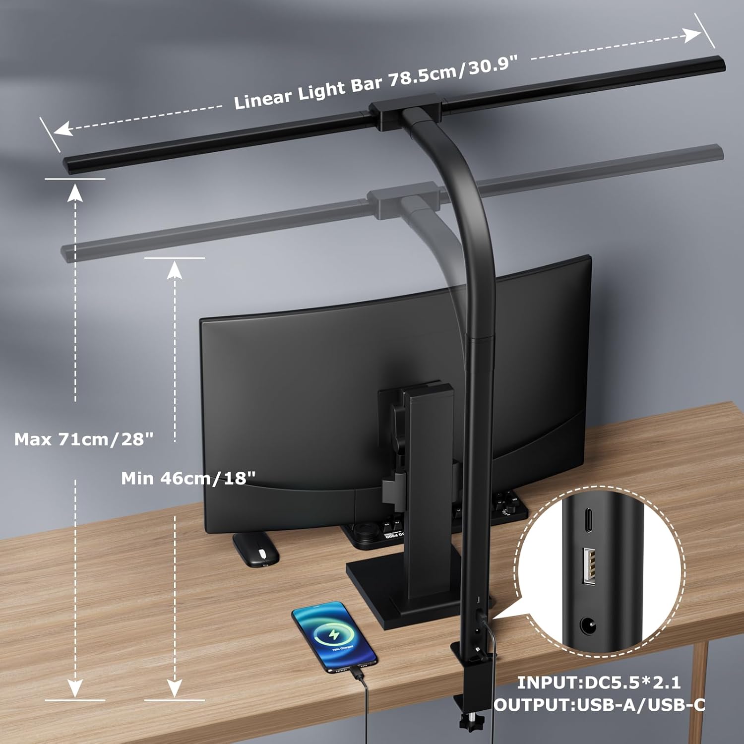 Home LED Eye-Caring Architect  - Home Office Work Table 评论和价格