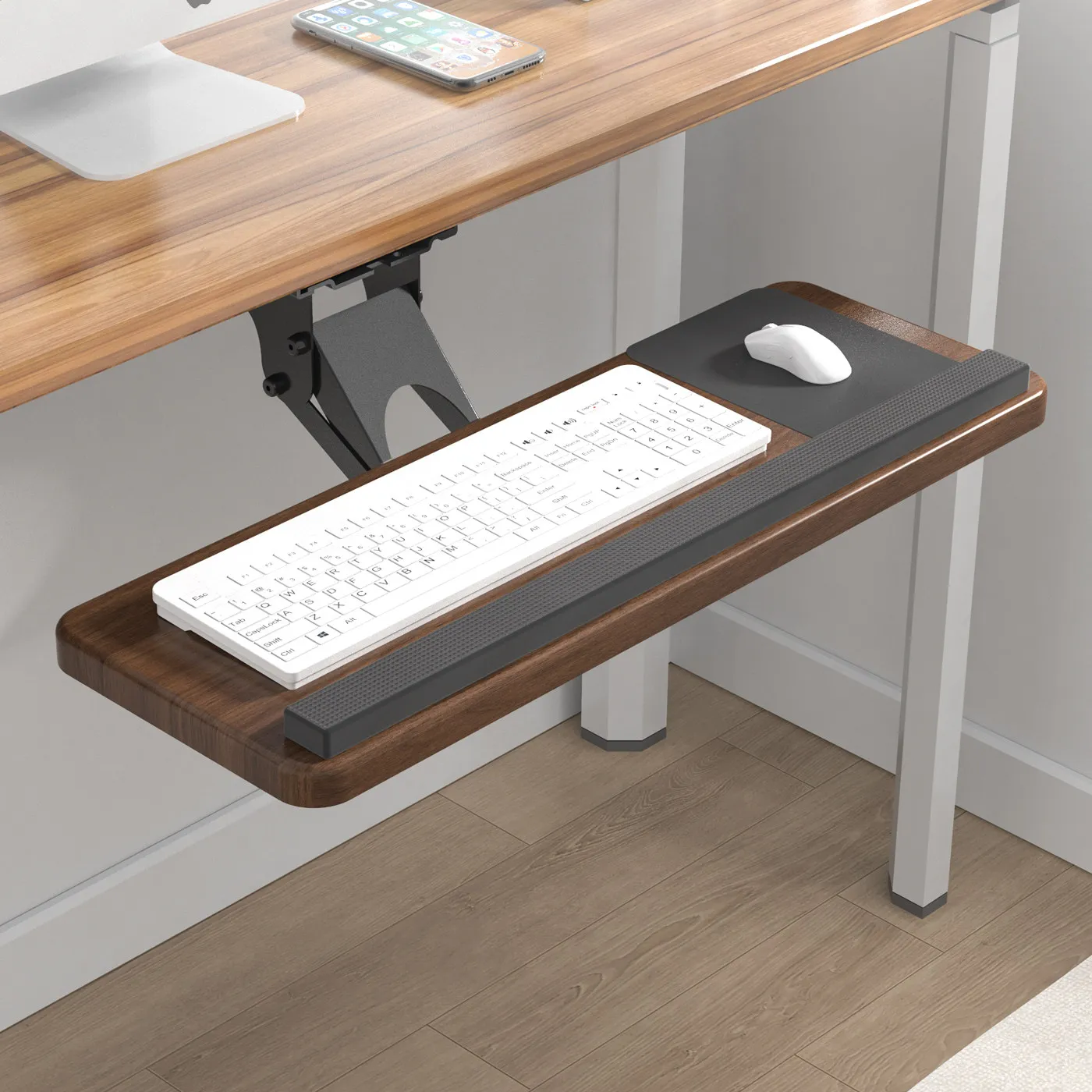 Under Desk Keyboard Tray, Adju - Keyboard Tray Under Desk 评论和价格