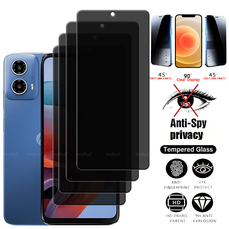 4Pcs For Moto G34 Glass Moto G - Monitor Privacy Screen 评论和价格