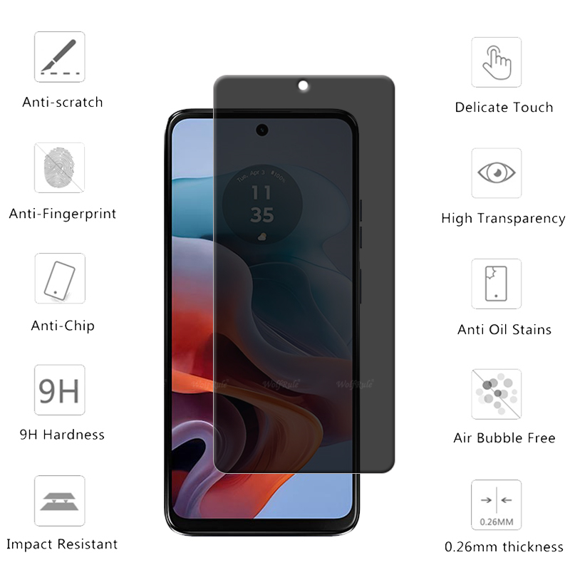 4Pcs For Moto G34 Glass Moto G - Monitor Privacy Screen 评论和价格