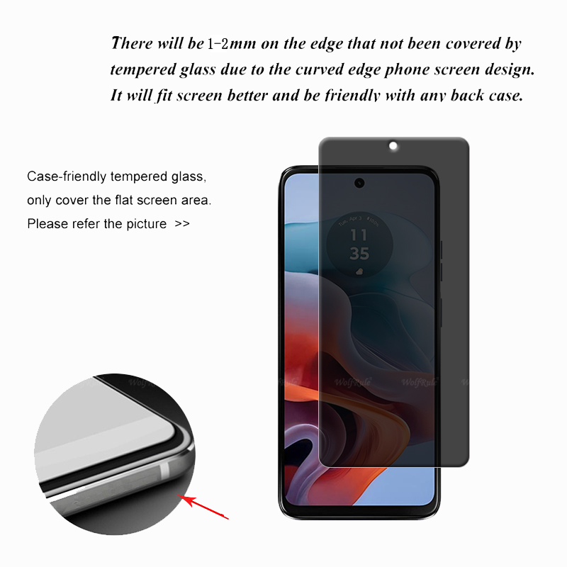 4Pcs For Moto G34 Glass Moto G - Monitor Privacy Screen 评论和价格