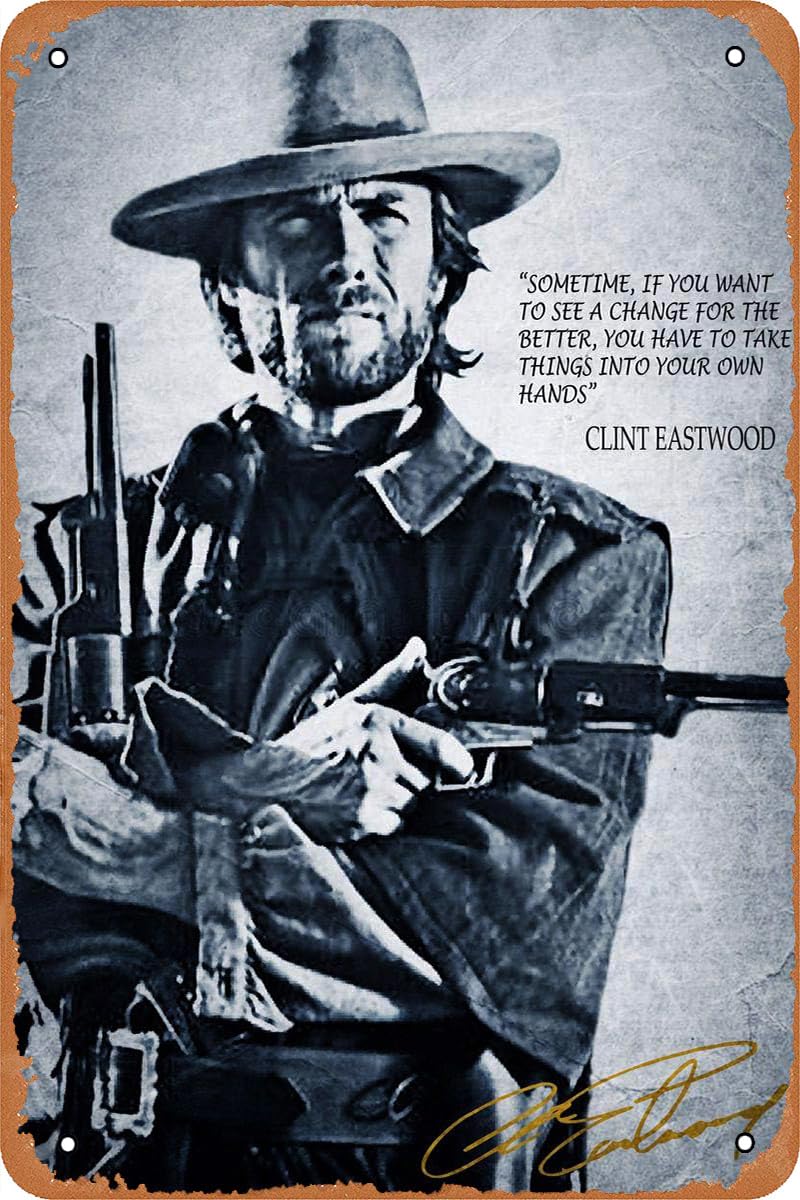 Clint Eastwood Quote Motivatio - Home Office Quotes 评论和价格