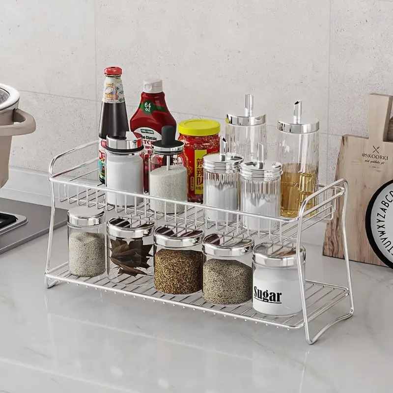 2-Tier Countertop Storage Rack - Home Office Work Table 评论和价格