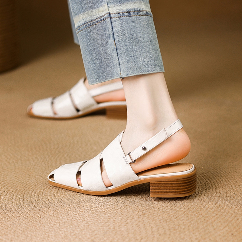 NEW Summer Women Sandals Genui - Home Office Size 评论和价格