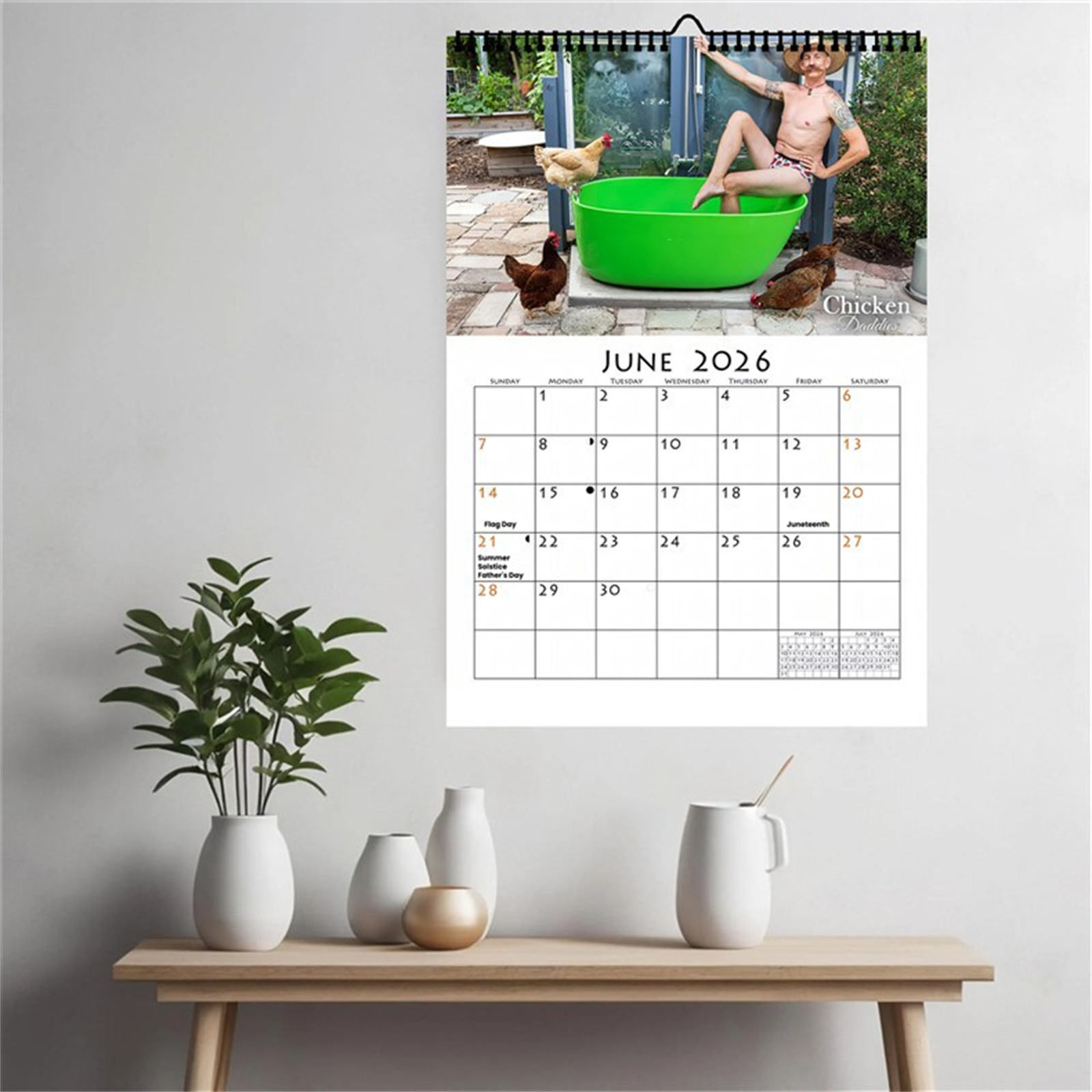 2026 Funny Chicken Daddy Wall  - Home Office Size 评论和价格
