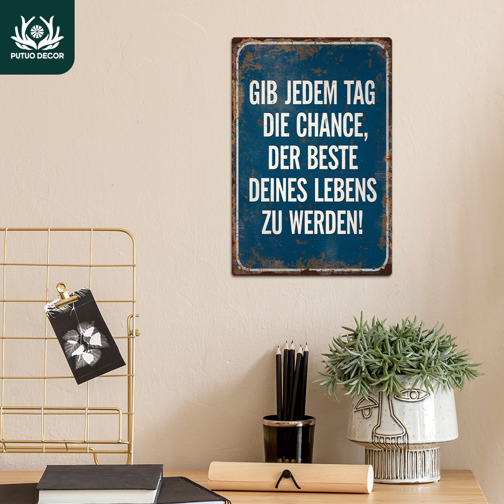 Putuo Decor 1pc German Funny S - Home Office Quotes 评论和价格