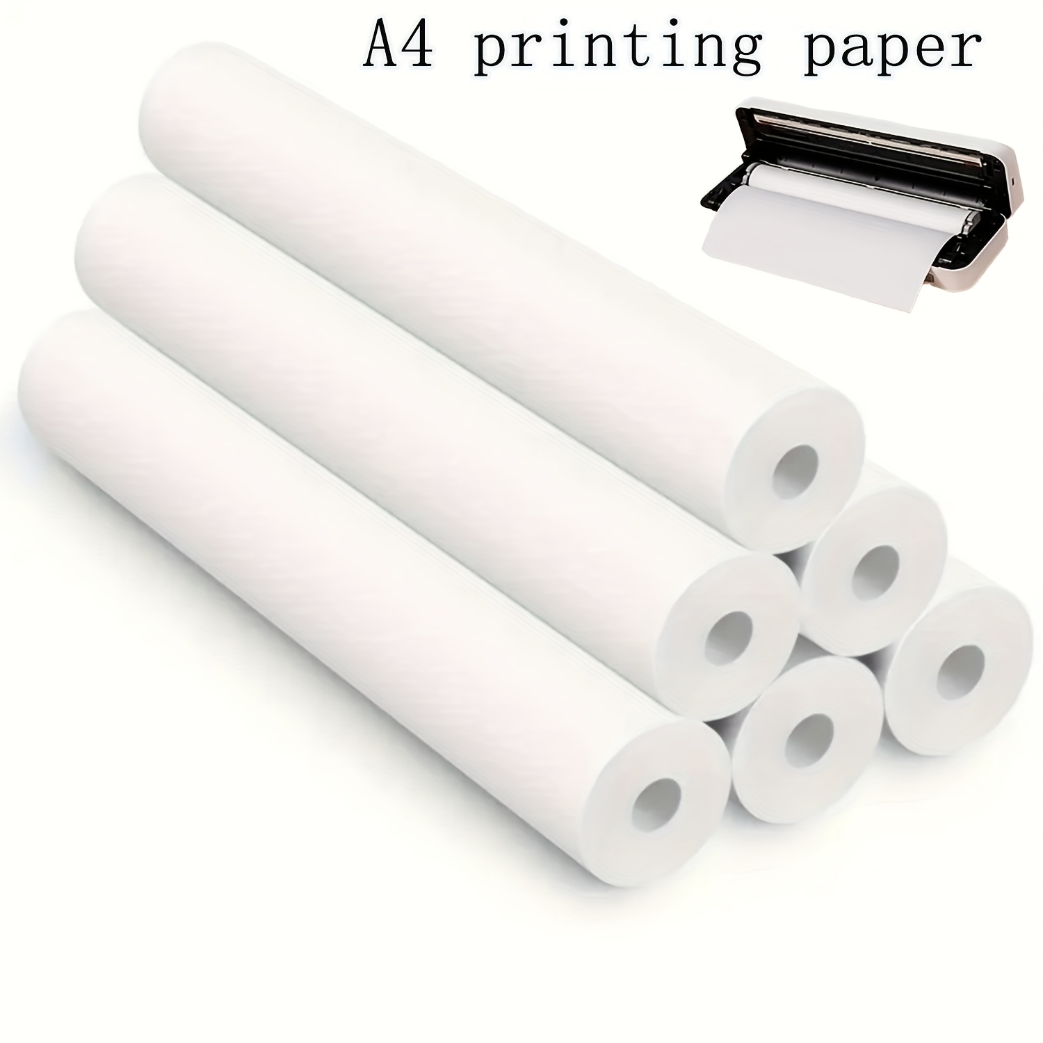 4/8 Rolls A4 Quick-Dry Thermal - Home Office Printer 评论和价格