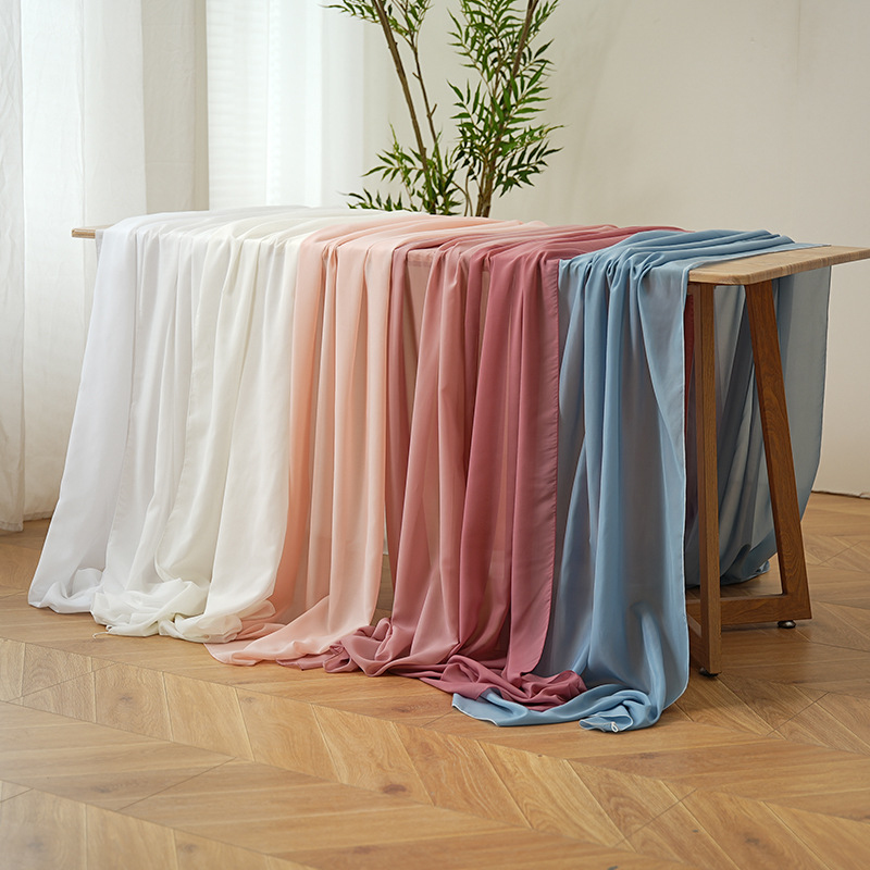 Thickened chiffon table runner - Home Office News 评论和价格