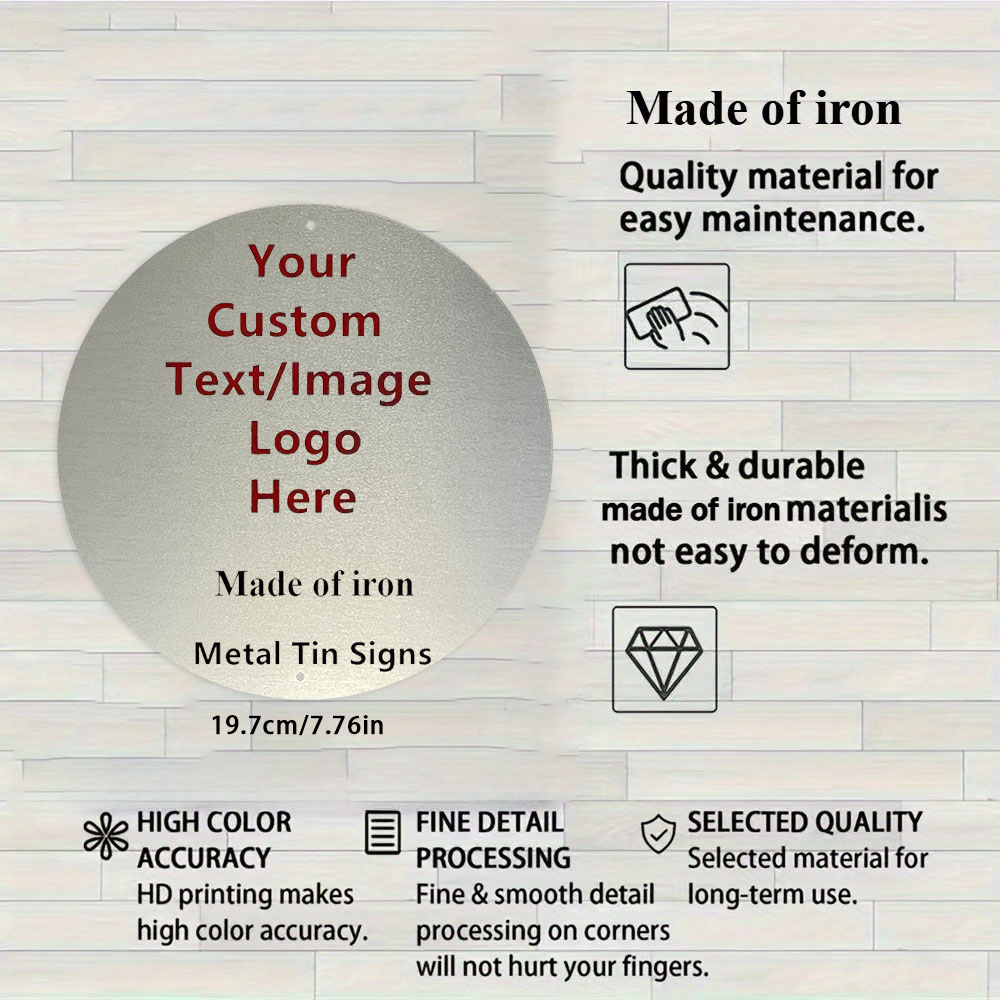 Custom Photo/Text Aluminum Sig - Home Office Logo 评论和价格
