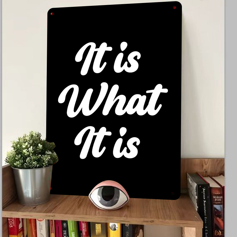 Custom Metal Wall Art It Is Wh - Home Office What Is It 评论和价格