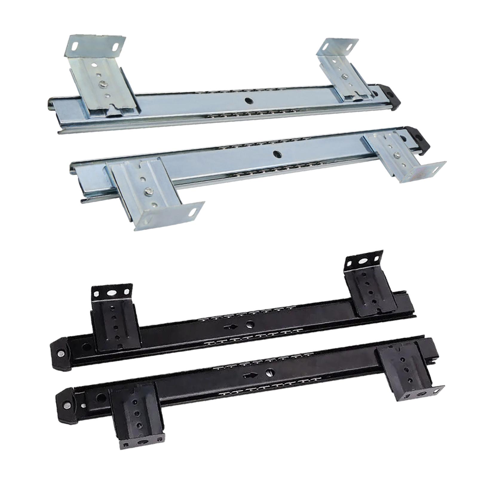 -Drawer Tray Slide Rail, Tray  - Keyboard Tray Under Desk 评论和价格