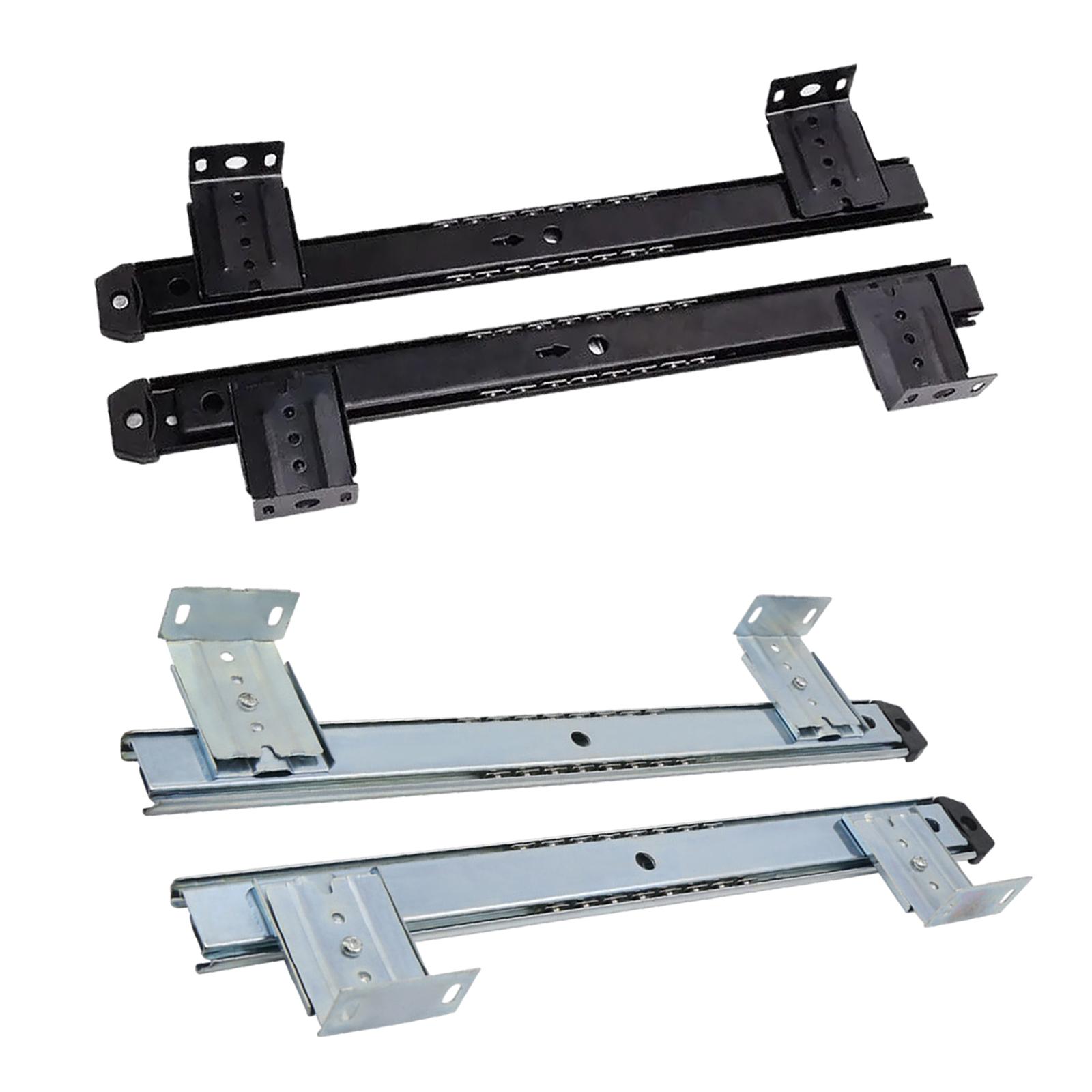 -Drawer Tray Slide Rail, Tray  - Keyboard Tray Under Desk 评论和价格