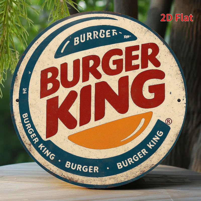 Burger King Retro wooden logo  - Home Office Logo 评论和价格
