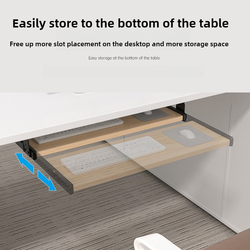 Under Desk Keyboard Tray Slide - Keyboard Tray Under Desk 评论和价格