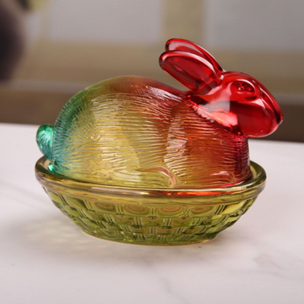 New Rabbit-Shaped Glass Candy  - Home Office News 评论和价格