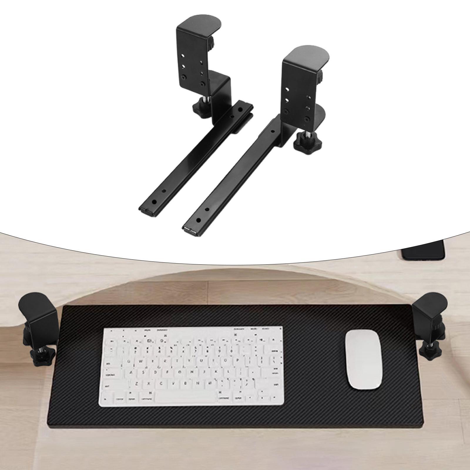 2 Pieces under Desk Keyboard T - Keyboard Tray Under Desk 评论和价格