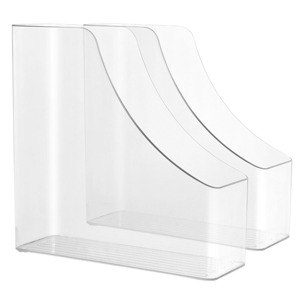 2Pcs Transparent File Organize - Home Office Library 评论和价格