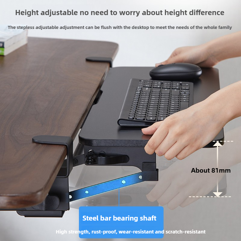 Adjustable Keyboard Tray No Dr - Keyboard Tray Under Desk 评论和价格