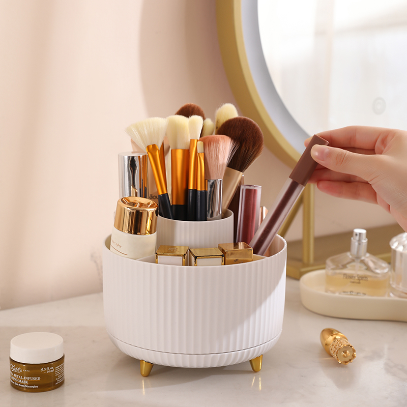 1Pcs 360° Rotating Makeup Brus - Home Office Work Table 评论和价格