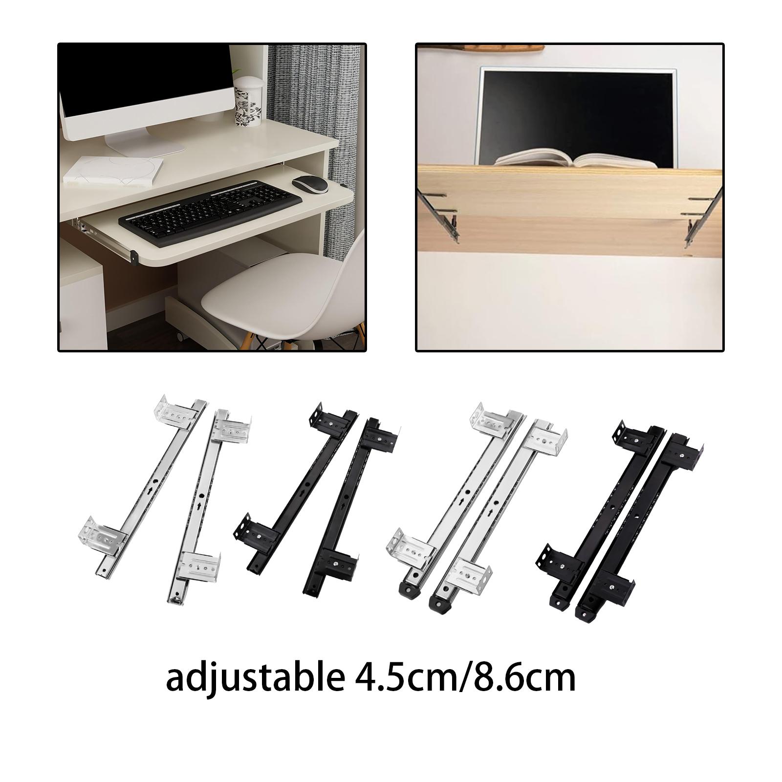 Keyboard Tray Slides Metal Cab - Keyboard Tray Under Desk 评论和价格