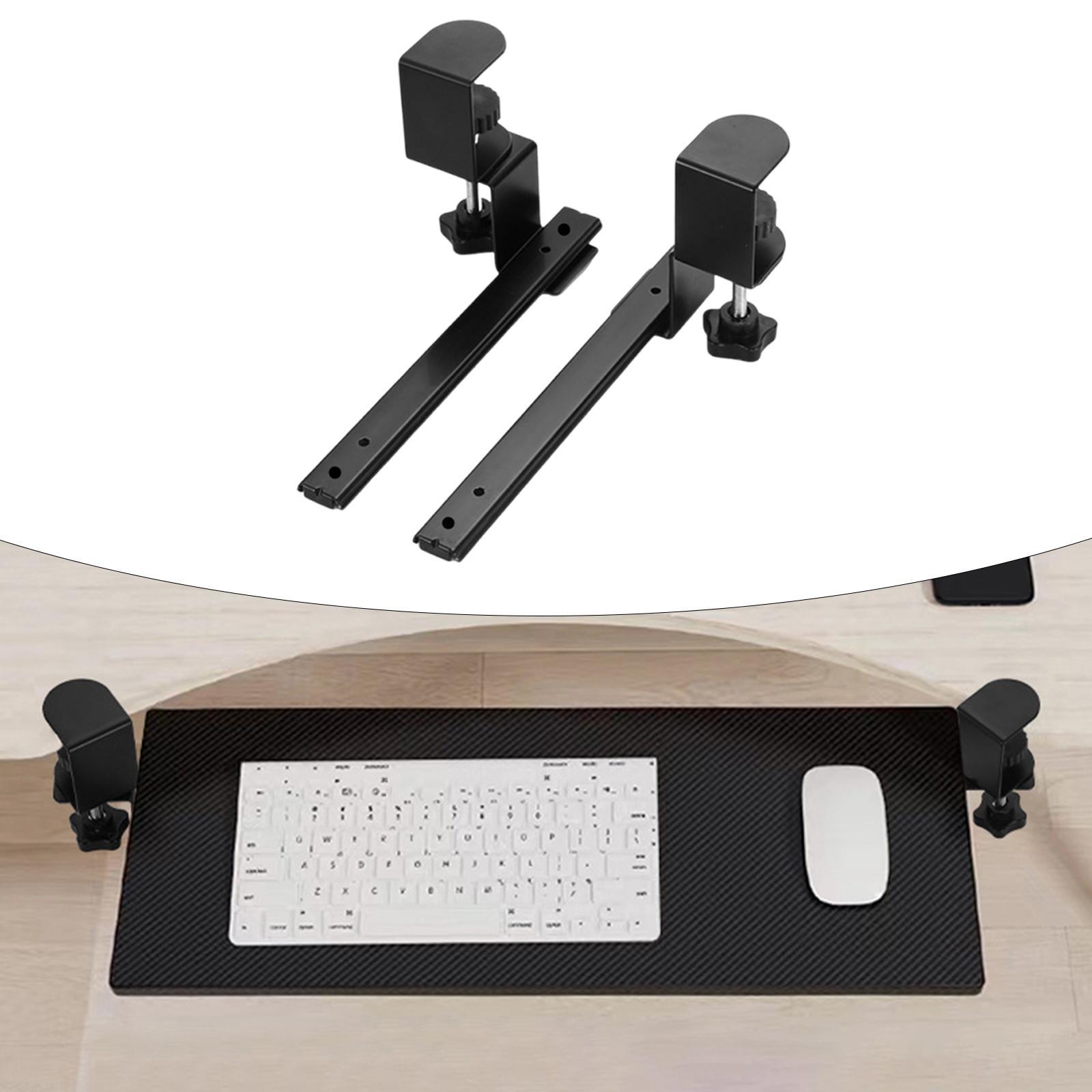 2 Pieces under Desk Keyboard T - Keyboard Tray Under Desk 评论和价格