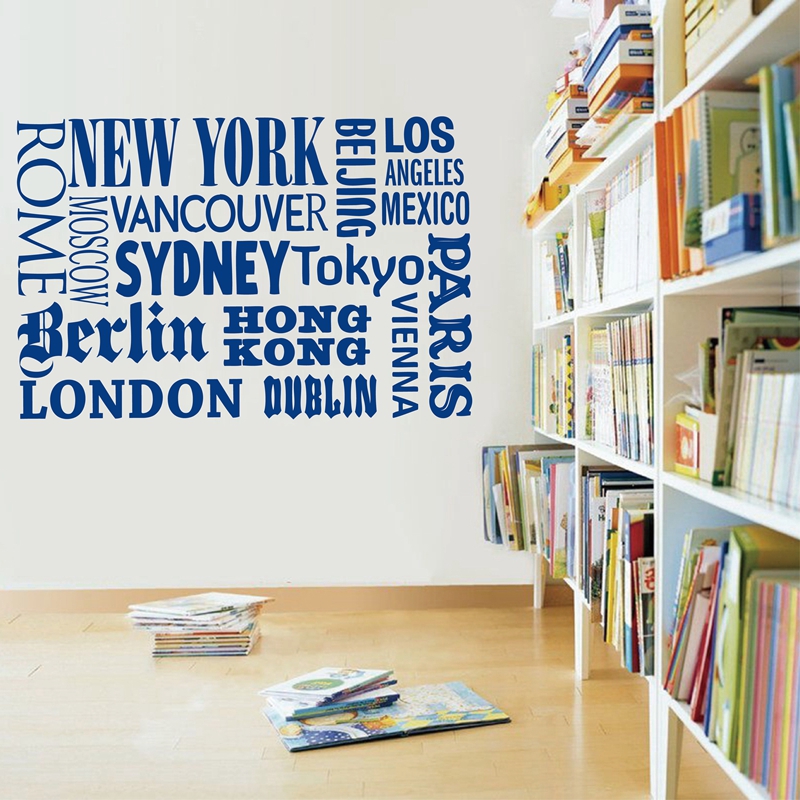New York London Paris Quote wa - Home Office Quotes 评论和价格