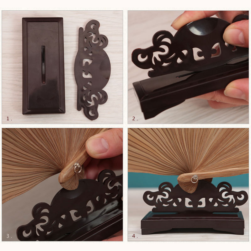 Vintage Art Style Folding Fan  - Home Office Work Table 评论和价格