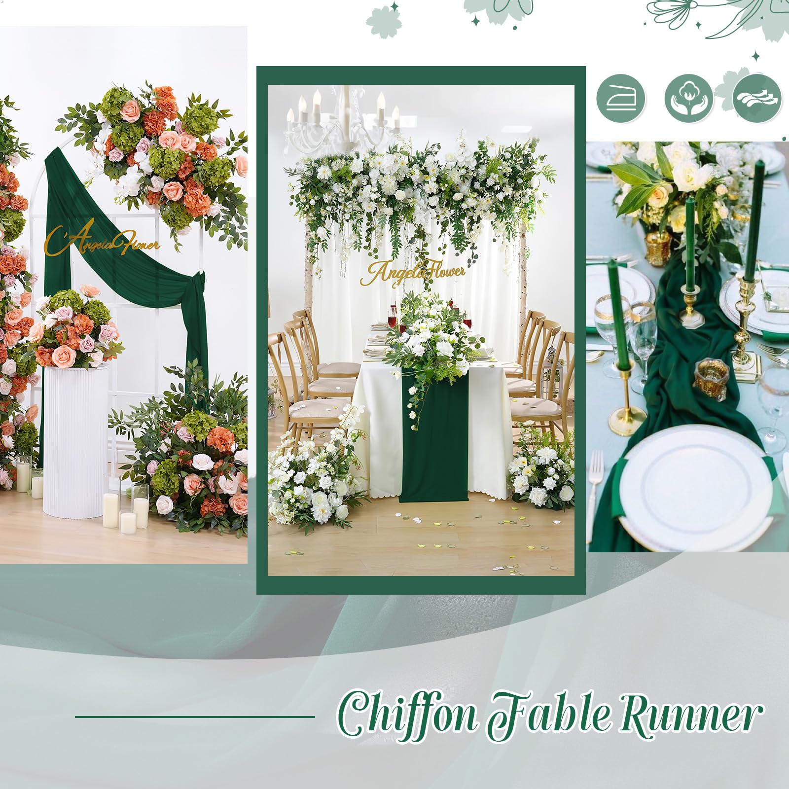 Boho Wedding Table Runner Shee - Home Office News 评论和价格