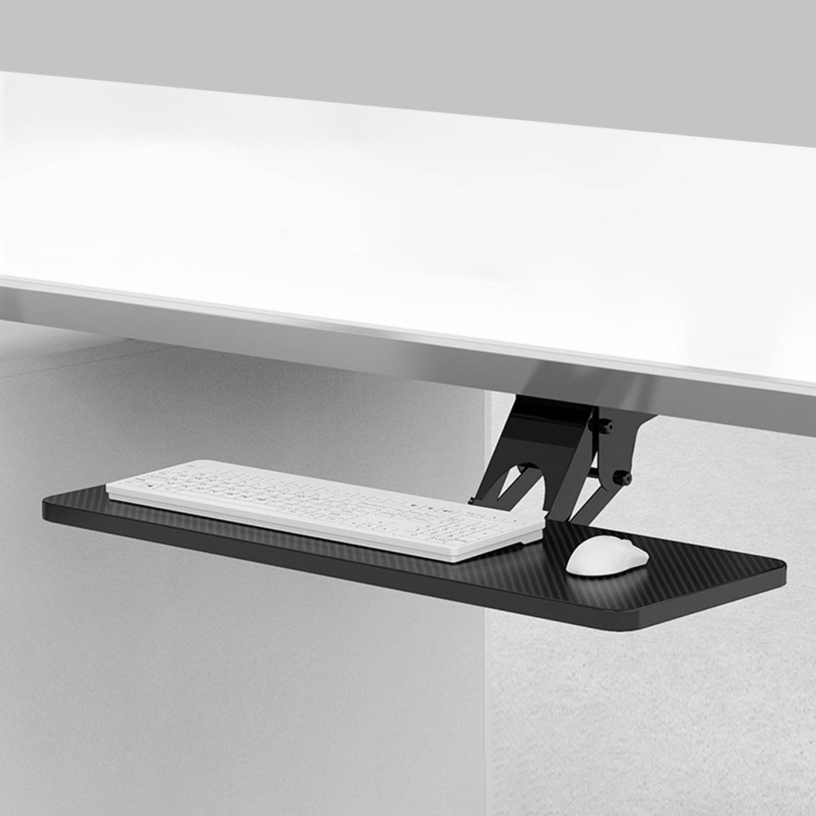 Under Desk Keyboard Tray Clutt - Keyboard Tray Under Desk 评论和价格