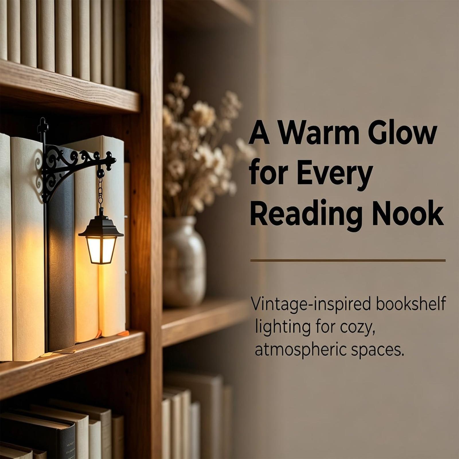 Bookshelf Lamp Vintage LED War - Home Office Library 评论和价格